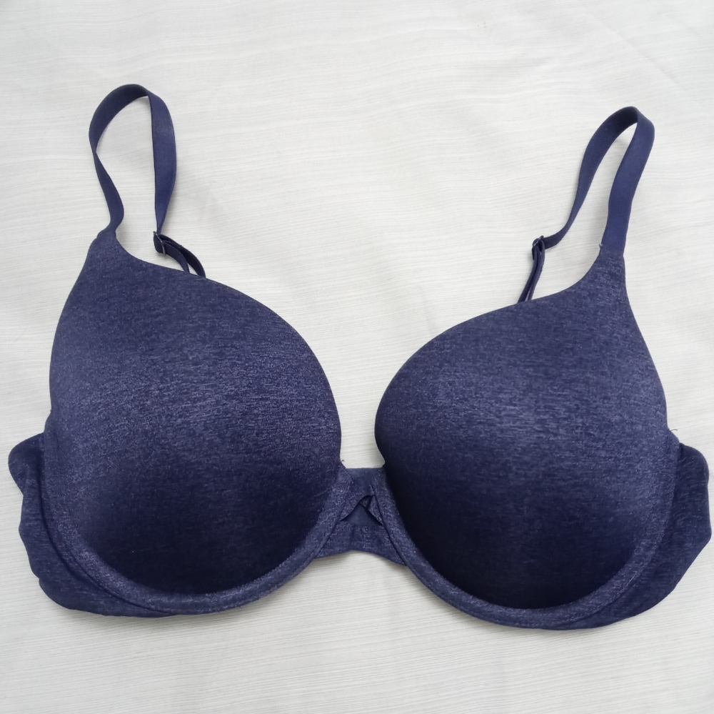 Victorias Secret Navy Blue 34D Perfect Shape Bra